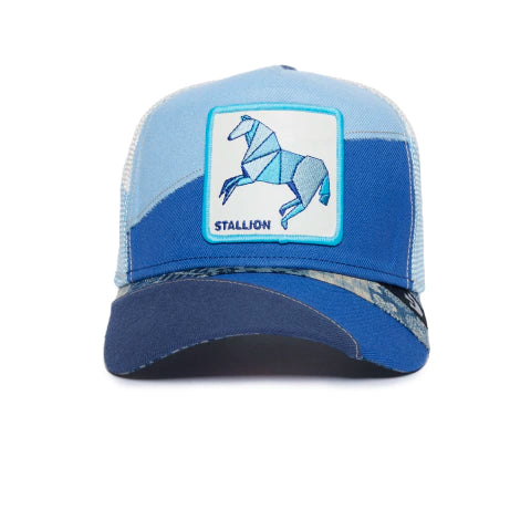 ORIGAMI STALLION - CABALLO BLUE