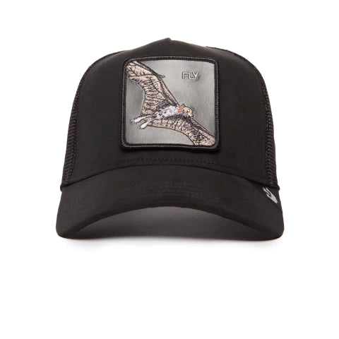 THE SUEDE BAT- FLY BLACK