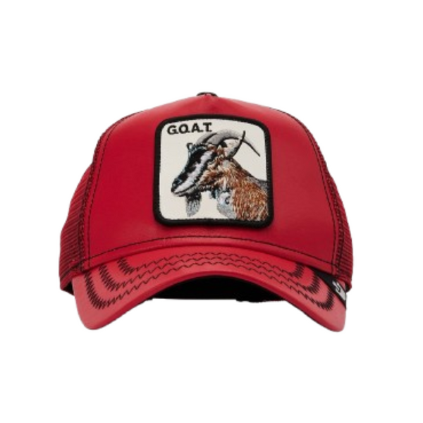 CHERRY GOAT CUERO- RED