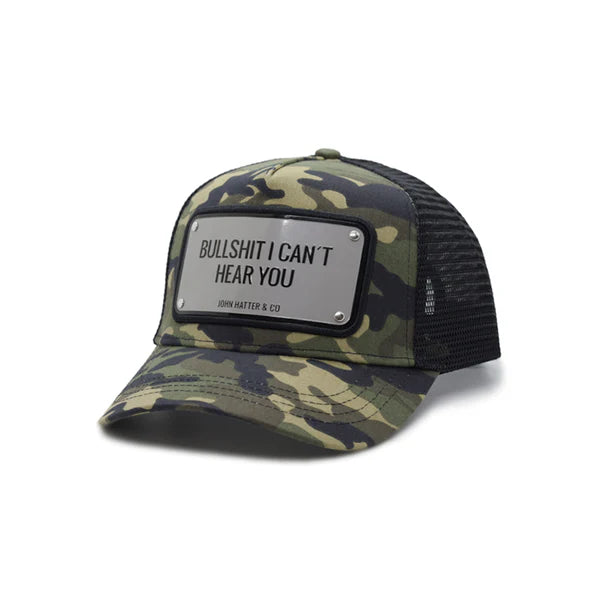 BULLSHIT I CAN´T HEAR YOU - PLACA ALUMINIO