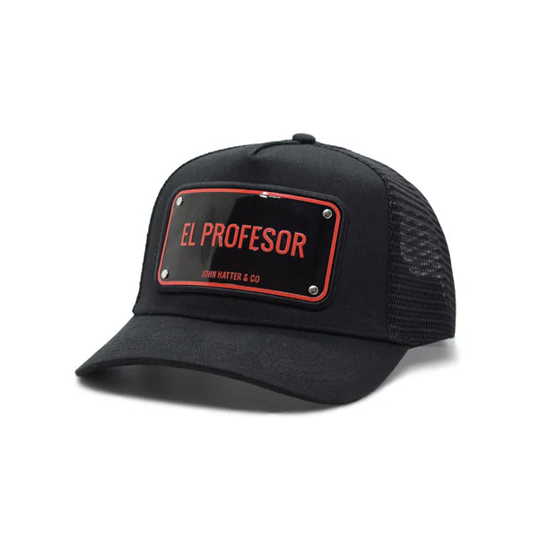 EL PROFESOR BLACK- PLACA ALUMINIO