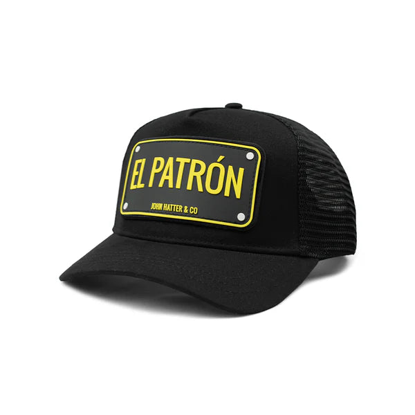 EL PATRON - NEGRO - PLACA DE CAUCHO