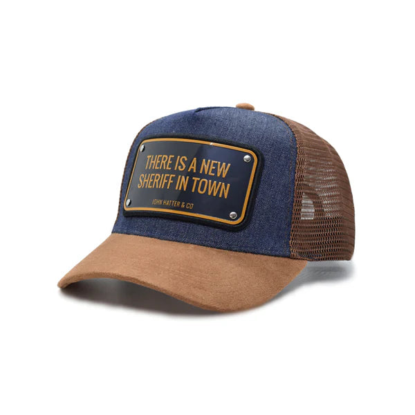 THERE IS A NEW SHERIFF IN TOWN - PLACA ALUMINIO