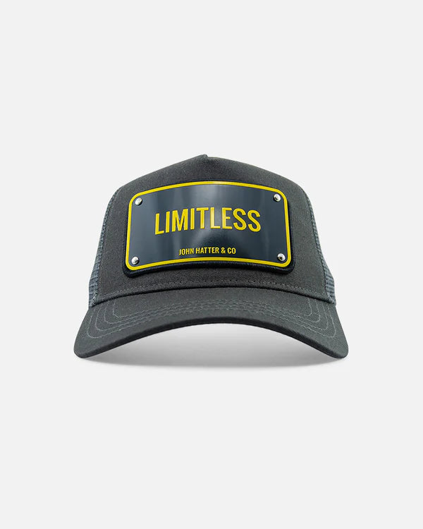 LIMITLESS- GRIS OSCURO-  PLACA ALUMINIO